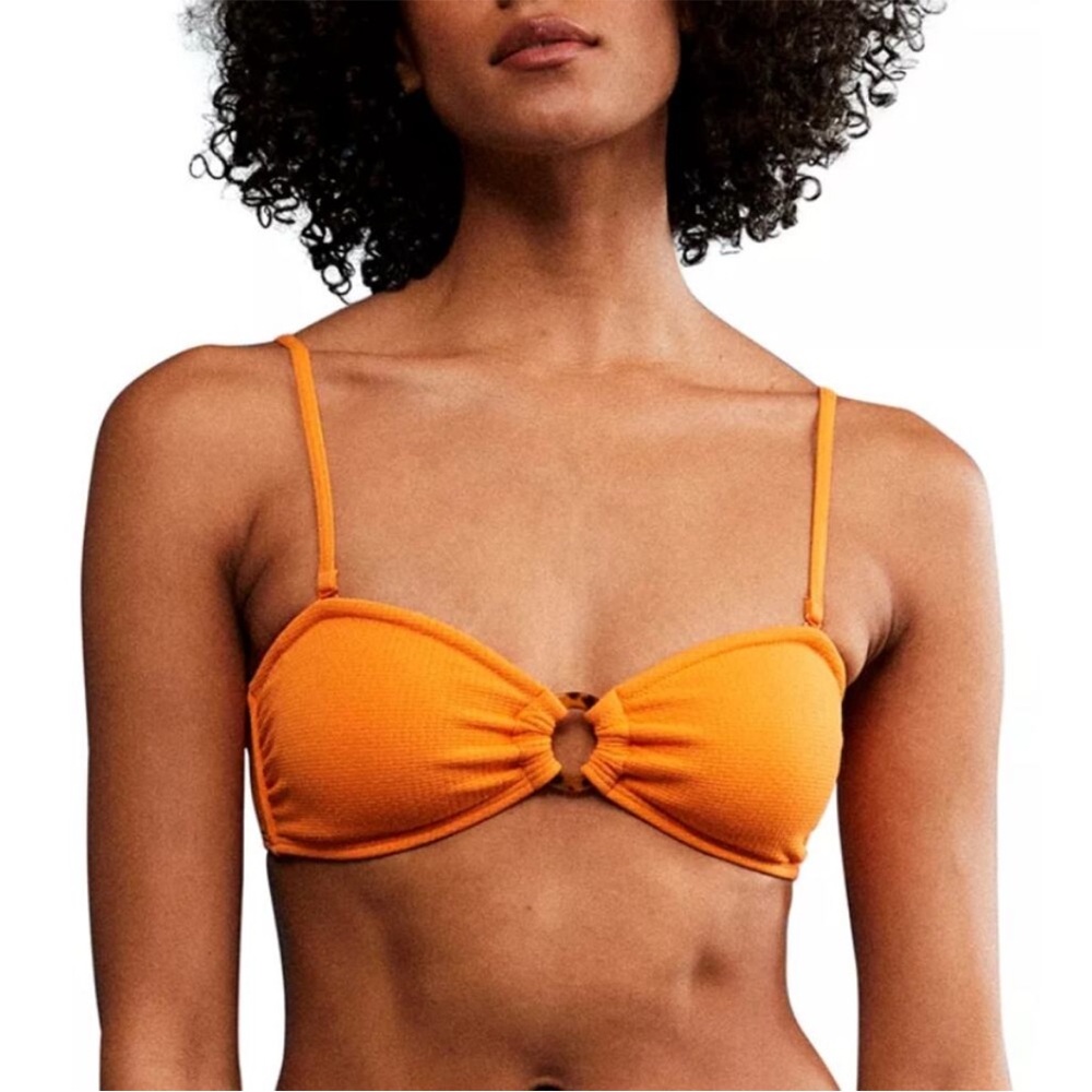 Roxy Orange Bikini Top